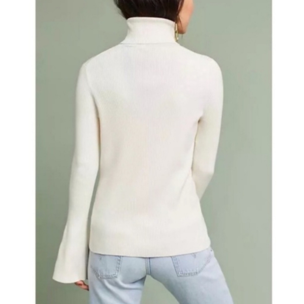 SOLDA🚫Anthropologie MOTH bell sleeve turtleneck - Picture 2 of 8